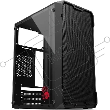 Корпус Bloody CC-129-BK, Mini-Tower, чёрный