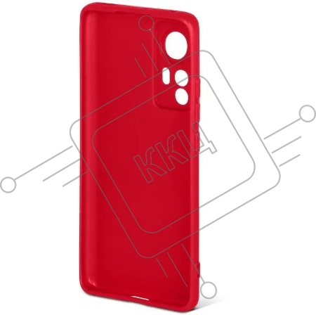 Чехол (клип-кейс) DF xiCase-63, для Xiaomi 12/12X, красный [xicase-63 (red)]
