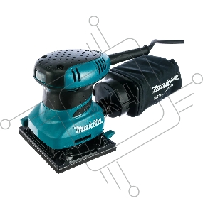 Шлифовальные машины Makita BO4555 ВШМ,{200Вт,114х102мм,14000об\м,ампл-1.5мм,1.1кг,кор,п\сборник,зажим\липучка }