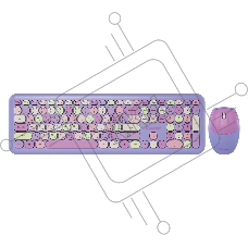Комплект клавиатура+мышь Smartbuy (SBC-666395AG-V) 666395 фиолетовый
