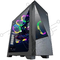 Компьютерный корпус Azza Eclipse черный без БП ATX 9x120mm 5x140mm 2xUSB2.0 1xUSB3.0 audio bott PSU