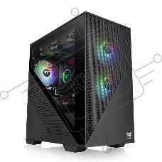 Компьютерный корпус Thermaltake Divider 170 TG ARGB/Black CA-1S4-00S1WN-00 /Win/SPCC/Tempered Glass*1/120mm ARGB PWM Fan*2