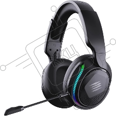 Игровые беспроводные  наушники Mad Catz P.I.L.O.T. PRO черные (Bluetooth, 2.4 гГц, 3.5 мм jack, RGB подсветка, 50 мм, 930 мАч)