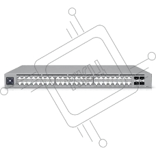 Коммутатор Ubiquiti UniFi Pro Max 48, 32×1 Гбит/с + 16×2.5 Гбит/с + 4×10 Гбит/с SFP+, управляемый