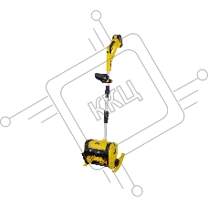 Снегоуборщик аккумуляторный Huter SGC 20-Li желтый