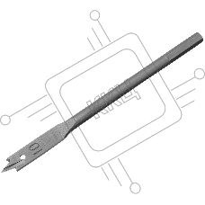 Сверло по дереву Сибртех 70360 перовое, 10 мм