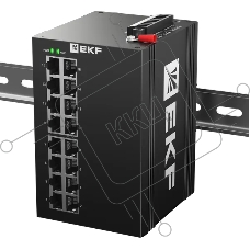 Коммутатор EKF TSX-ML2-16GTP, 16×1 Гбит/с PoE, управляемый