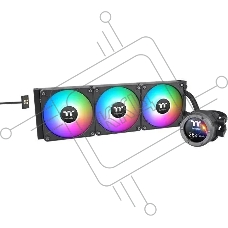 Система водяного охлаждения Thermaltake TH420 V2 Ultra EX ARGB Soc-AM5/AM4/1151/1200/1700 черный 4-pin 30.7dB Al+Cu LCD Ret (CL-W417-PL14SW-A)