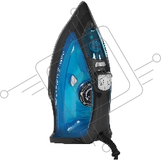 Утюг ENERGY EN-348 черно-бирюзовый (2600Вт, пар, спрей, пар.удар, самооч., керамич. подошва)