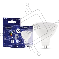 Лампа светодиодная TOKOV ELECTRIC 7Вт Soffit 4000К GU5.3 176-264В