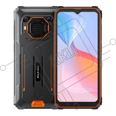 Смартфон Blackview BV6200 Pro, 6/128Gb, черный/оранжевый