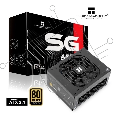 Блок питания Thermalright, 650W 80+ Gold (SFX, 3.1, Full modular, 1x24(20+4)pin, 1xCPU 8(4+4)pin, 2xPCIe*2 8(6+2)pin, 3xSATA3, 3xMOLEX4pin, Active, 92x92mm, 100x125x64mm, APFC, OPP, OVP, OTP, OCP, SCP, UVP, black)