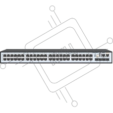 Управляемый коммутатор SNR уровня 2, 48 портов 10/100/1000Base-T, 4 порта 1/10G SFP+
