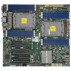 Серверная материнская плата Supermicro MBD-X12DAI-N6, 2xLGA 4189, Intel C621A, 16xDDR4, 8xSATA, 6xPCIe 4.0 x16, 1xPCIe 4.0 x8, 2xM.2, 2x1Gb LAN, 6xUSB 3.2 Gen 1, 2xUSB 3.2 Gen 2, 1xVGA, 1xCOM, 1xTPM, E-ATX