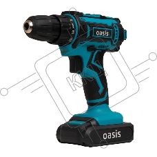 Дрель-шуруповерт Oasis ASB-18S Eco, 18 В, 2 Ач, 40 Нм, щеточный