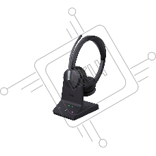 Гарнитура беспроводная Yealink WH64 Dual UC черный