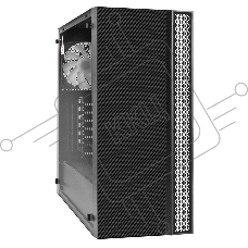 Компьютерный корпус Miditower ExeGate EVO-9211-450NPX (ATX, БП 450NPX с вент. 12см, с окном, 2*USB+1*USB3.0, HD аудио, черный, 1 вент. с RGB подсветкой)