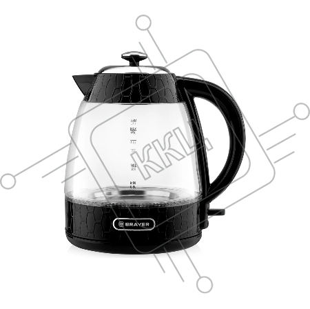 Чайник BRAYER BR1047 STRIX, 2200 Вт, 1,7 л