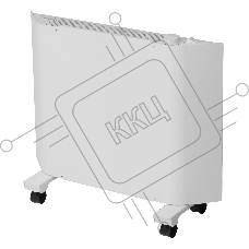 Конвектор Denzel XCE-1000 белый, 1000 Вт, 15 м2, термостат