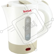 Чайник электрический Tefal KO 120130 650 Вт, 0.5 л, бело-бежевый