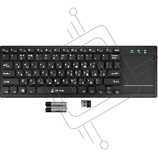 Клавиатура Oklick 830ST беспроводная, USB, Радиоканал, черный