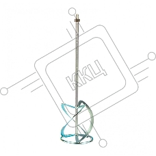 Насадка для миксера Сибртех, для тяжелых растворов,160 х 590 мм, оцинкованная,хвостовик резьба М14
