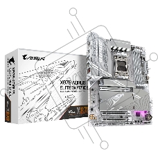 Материнская плата Gigabyte X870 AORUS ELITE WIFI7 ICE, AM5, AMD X870, 4xDDR5, 4xSATA, 4xM.2, 1xPCI-E 5.0 x16, 1xPCI-E 4.0 x4, 1xPCI-E 3.0 x2, 1xHDMI, 1x 2.5Gb LAN, 2xUSB-C 4.0, 2xUSB 3.2 Gen 2, 4xUSB 3.2 Gen 1, 4xUSB 2.0, 2x3.5 мм, 7.1, ATX