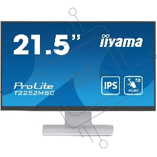 Монитор Iiyama ProLite T2252MSC-W2, белый, 21.5