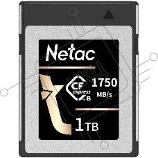 Флеш карта CFexpress 1TB Netac CF2000 <NT02CF2000-001T-S> PCIe Gen 3x2 Type B cards , up to 1750MB/1650MB/