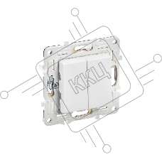 Выключатель проходной 2-кл. IEK SKANDY SK-V05B 10А бежевый SK-V22-0-10-K10