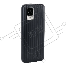 Мобильный аккумулятор Perfeo Powerbank WATERFALL 10000 mAh/LED дисплей/PD + QC 3.0/Type-C/2 USB/Выход: 5A, max 22.5Wчерный (PF_E1469)