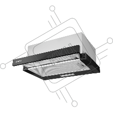 Вытяжка встраиваемая Centek CT-1840-50 черный, 50 см, 600 куб. м/ч, 52 дБ