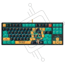 Клавиатура A4Tech Bloody AT87 Renegade проводная USB черный/зеленый