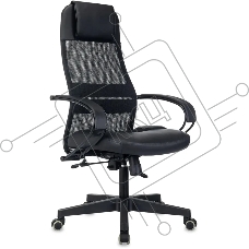 Кресло эргономичное Бюрократ CH-NOVA LUX черный сетка/ткань крестов. пластик