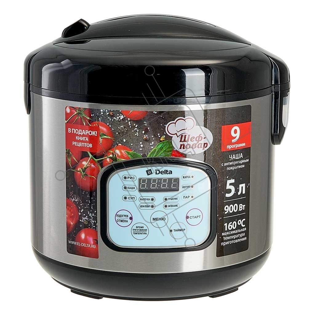 Мультиварка Delta DL-6517 черный