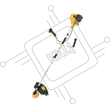 Триммер бензиновый Huter GGT-6S, 2,5 л.с.
