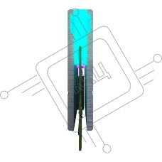 Оперативная память XPG Spectrix D50 RGB, DDR4, 32GB (1x32GB), 3600MHz, CL18, UDIMM, RGB, с радиатором, серый