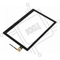 Сенсорное стекло (тачскрин) для Lenovo Tab E10 TB-X104F TB-X104L, черное