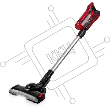 Пылесос вертикальный BRAYER BR4260 красный, питание от аккумулятора, 120 Вт, уборка сухая, пылесборник 0.6 л, работа от АКБ max 40 мин