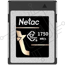 Флеш карта CFexpress 512GB Netac CF2000 <NT02CF2000-512G-S> PCIe Gen 3x2 Type B cards , up to 1750MB/1650MB/