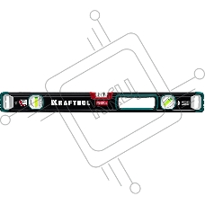 Уровень Kraftool A-RATE CONTROL 600 мм, сверхпрочный уровень с зеркальным глазком