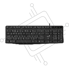 Клавиатура проводная Genius KB-117S Copilot бесшумная/шоколадные клавиши/USB/кабель 1.5м/черный (31300017402)