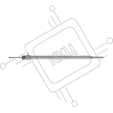 Центрирующее сверло для коронок, хвостовик M22 х 400 мм, SDS PLUS Matrix