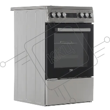 Плита электрическая Beko FSM57300GX черный, конфорок 4 шт, духовка 55 л, 50 см x 85 см x 60 см