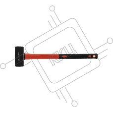 Кувалда Matrix 10976 4 кг, фибергласовая обрезиненная рукоятка 600 мм