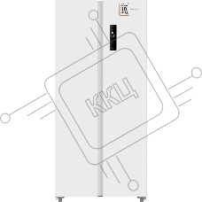 Холодильник Weissgauff WSBS 500 Inverter NoFrost White