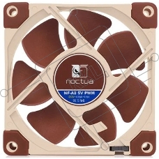 Вентилятор корпусной Noctua NF-A8 5V PWM, 80 мм, 450-2200 об/мин, 17.7 дБ, 4 pin PWM, без подсветки