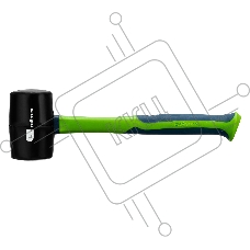 Киянка резиновая Сибртех 680 г, черная резина, фибергласовая рукоятка