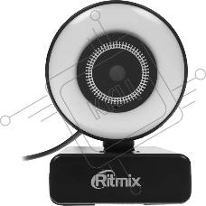 Веб-камера Ritmix RVC-250 2592x1944, 30 кадр/с, USB Type-A, микрофон, автоматическая фокусировка, универсальное крепление
