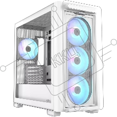 Корпус ASUS A23 Plus White, Mini-Tower, белый, 4 x 120 мм